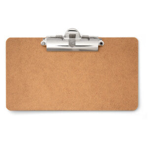 12-Pack 5-inch x 9-inch Memo Clipboard with Low Profile Metal Side Clip & Pen Holder