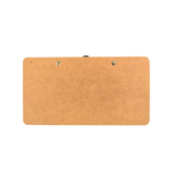12-Pack 5-inch x 9-inch Memo Clipboard with Low Profile Metal Side Clip & Zebra Pen
