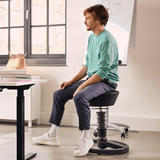 Aeris Swopper Ergonomic Office Stool with Glides