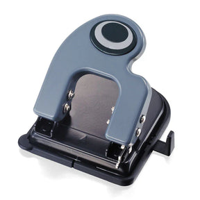 Officemate 2-Hole Eco-Punch hole puncher in blue and black