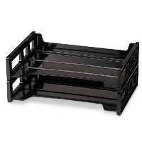 2-Pack Front Load Letter Tray