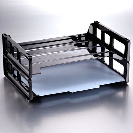 2-Pack Front Load Letter Tray