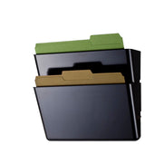 2-Pack Officemate® Letter Wall File - Black