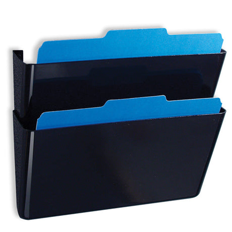 2-Pack Officemate® Letter Wall File - Black
