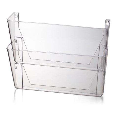 2-Pack Officemate® Letter Wall File - Clear
