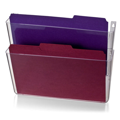 2-Pack Officemate® Letter Wall File - Clear