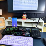DeskBoard Buddy – Desk Organizer with Calculator or Wireless Charger