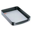Officemate® 2200 Series™ front load letter tray in black plastic