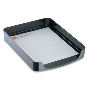 Officemate® 2200 Series™ front load letter tray in black plastic