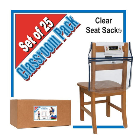 25-Pack Clear Pocket Seat Sack®