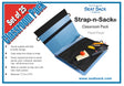 25-Pack Strap-n-Sack® Pencil Pouches