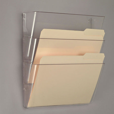 3-Pack Officemate® Letter Wall File - Clear