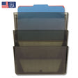 3-Pack Officemate® Letter Wall File - Gray