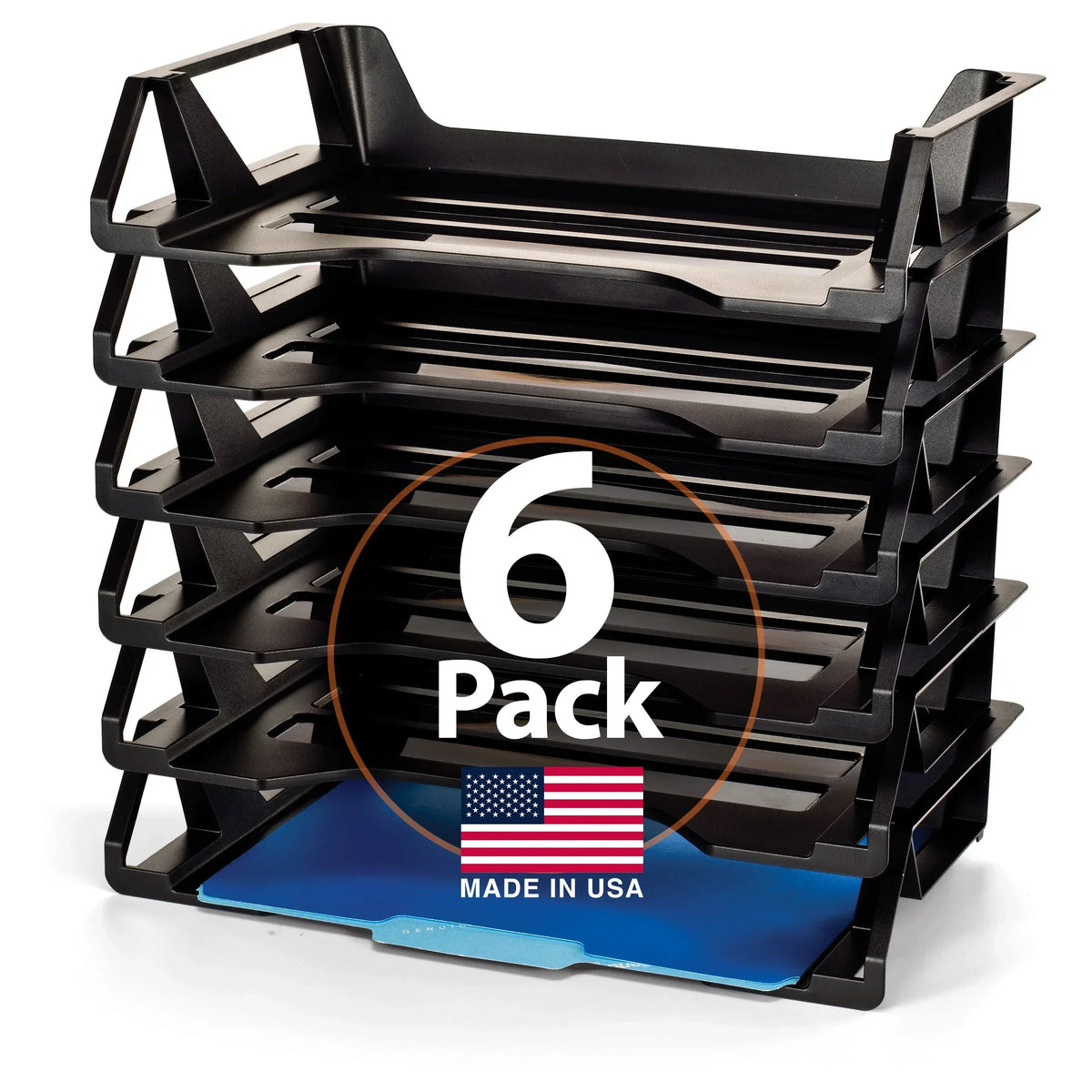 Letter Trays, 6 Pack
