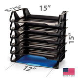 6-Pack Achieva® Side Load Letter Tray