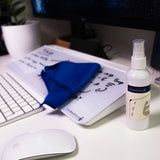 Glass Whiteboard Cleaning Kit for DeskBoard Buddy – Streak-Free Cleaner + Microfiber Cloth
