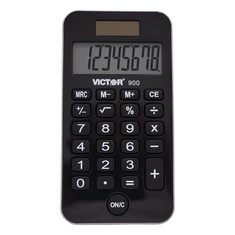 8 Digit Pocket Calculator with Slide-On Cover