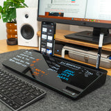 DeskBoard Buddy – Desk Organizer with Calculator or Wireless Charger | Dry Erase Board with Storage