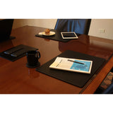 Dacasso Black Leatherette 17 x 14 Conference Table Pad