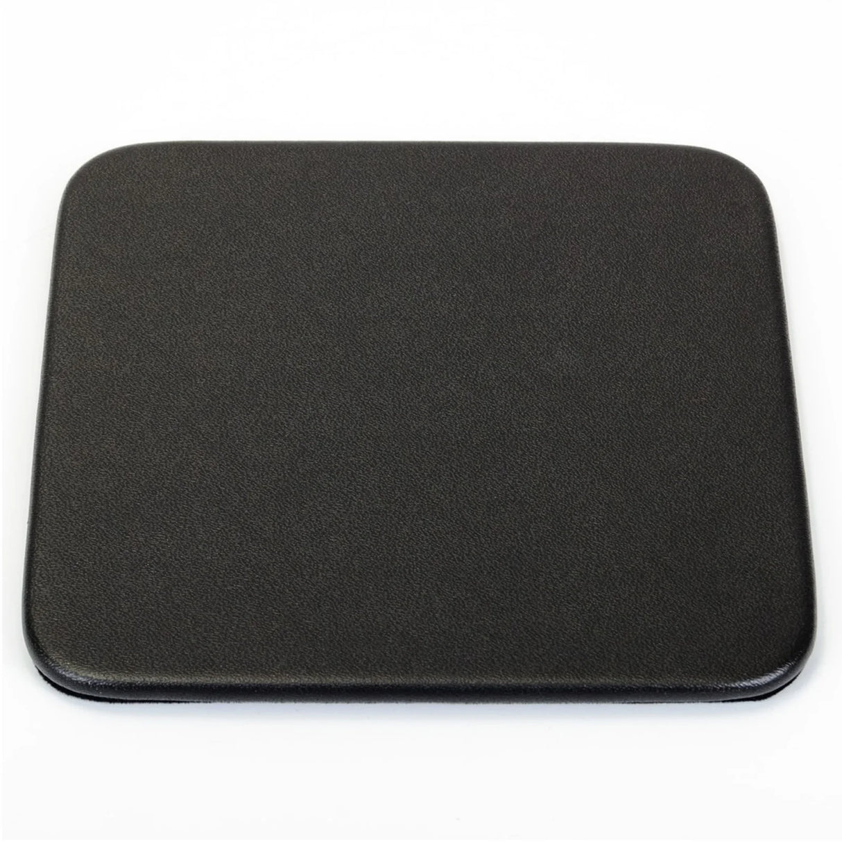 Dacasso Black Leatherette Square Coaster