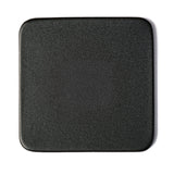 Dacasso Black Leatherette Square Coaster