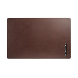 Dacasso Chocolate Brown Leather 30" x 19" Desk Mat without Rails