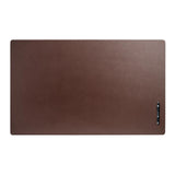 Dacasso Chocolate Brown Leather 38" x 24" Desk Mat without Rails