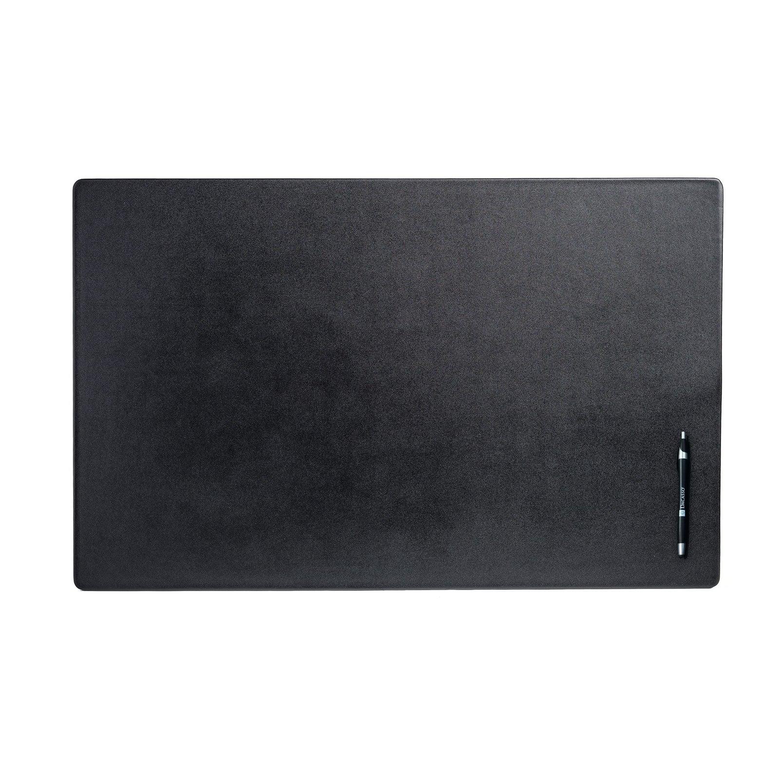 Dacasso DAC-P1018 Classic Black Leather 30x19 Desk Mat without