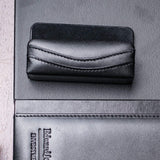 Dacasso Classic Black Leather Business Card Holder