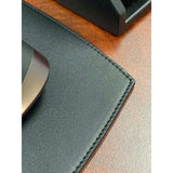 Dacasso Classic Black Leather Mouse Pad