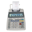 Sharp printing calculator with large display and paper roll for office or school use