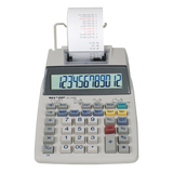 Sharp printing calculator with large display and paper roll for office or school use