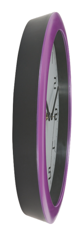 Alba Hornew Silent Wall Clock - Purple