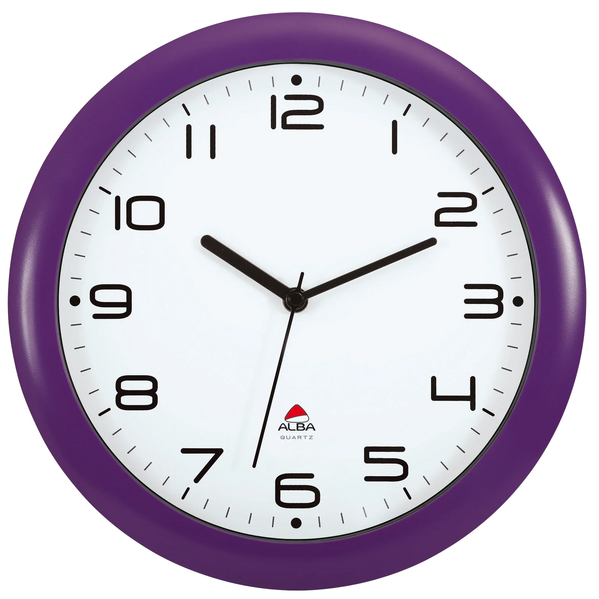 Alba Silent Wall Clock - Purple – Victor® Technology