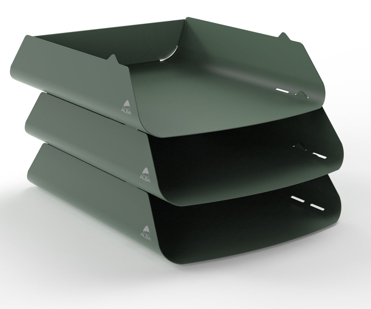 Alba O'desk Metal Letter Tray – Stackable
