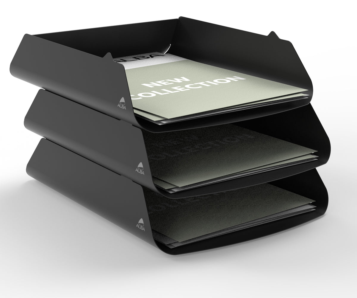 Alba O'desk Metal Letter Tray – Stackable