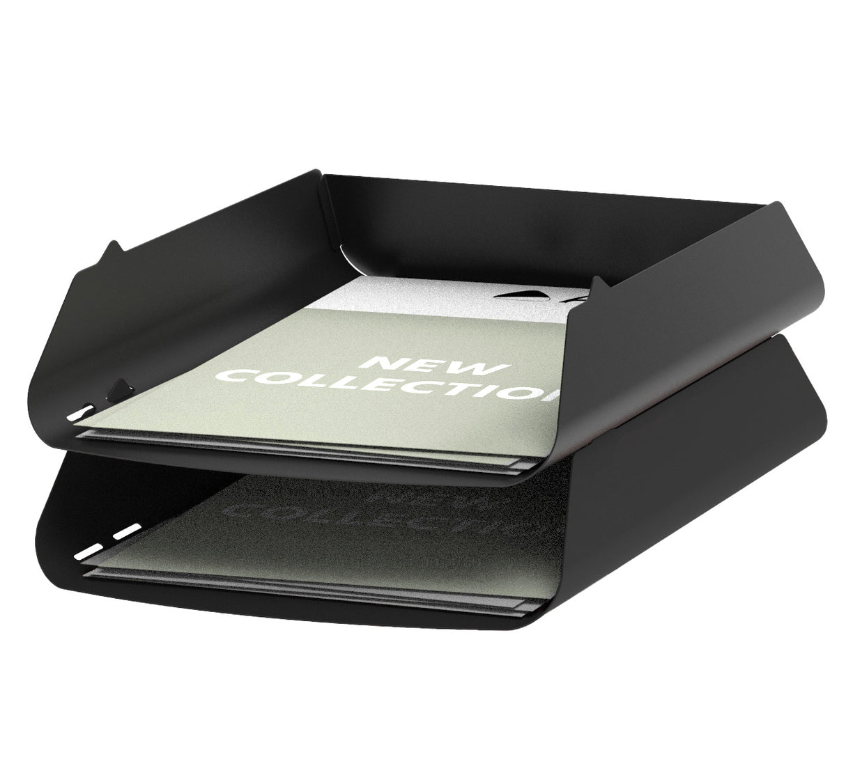 Alba O'desk Metal Letter Tray – Stackable