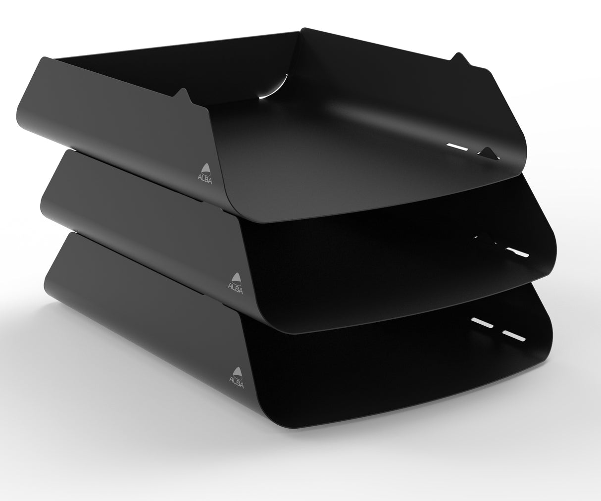 Alba O'desk Metal Letter Tray – Stackable