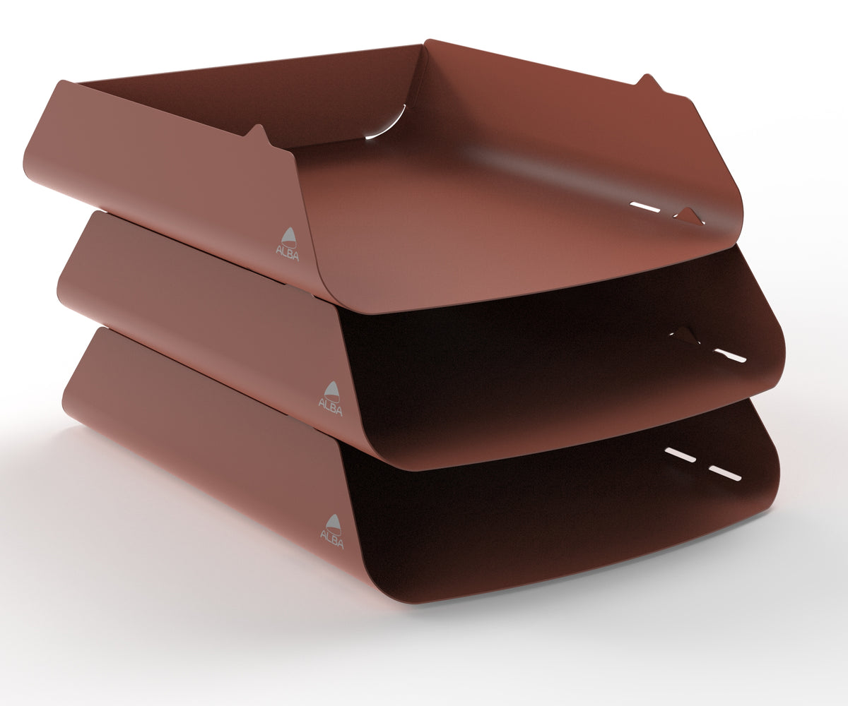 Alba O'desk Metal Letter Tray – Stackable