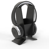 Alba O'desk 2-in-1 Metal Headphone Holder & Pen Pot – Black