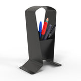 Alba O'desk 2-in-1 Metal Headphone Holder & Pen Pot – Black