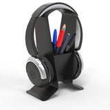 Alba O'desk 2-in-1 Metal Headphone Holder & Pen Pot – Black