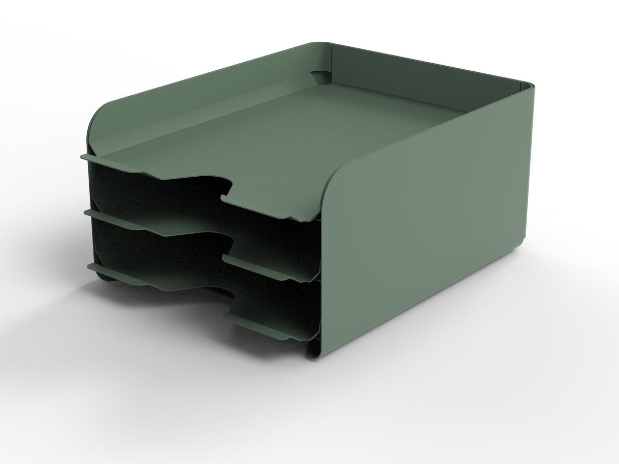 Alba O'desk Metal Storage Module – 3 Pull-Out Drawers