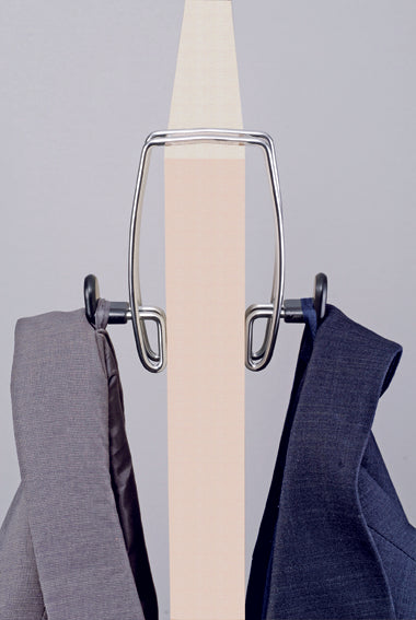 Alba Double-Sided Partition Coat Hook – Chrome Wire Office Panel Hook