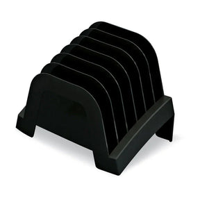 Officemate® Achieva® black incline file sorter for desk organization