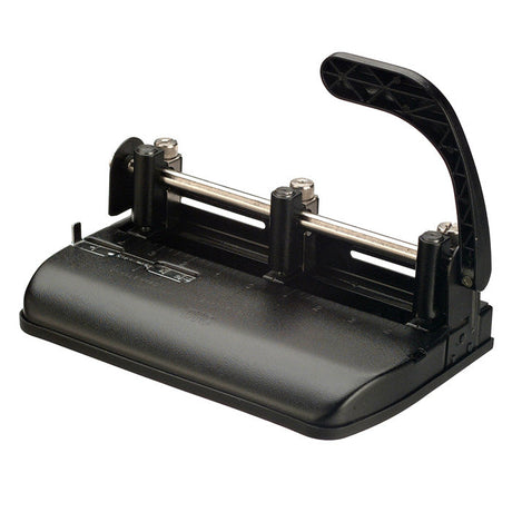 Adjustable 3-Hole Punch with Lever Handle