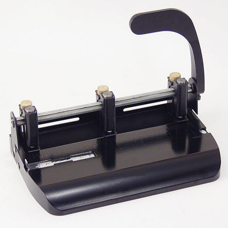 Adjustable 3-Hole Punch with Lever Handle
