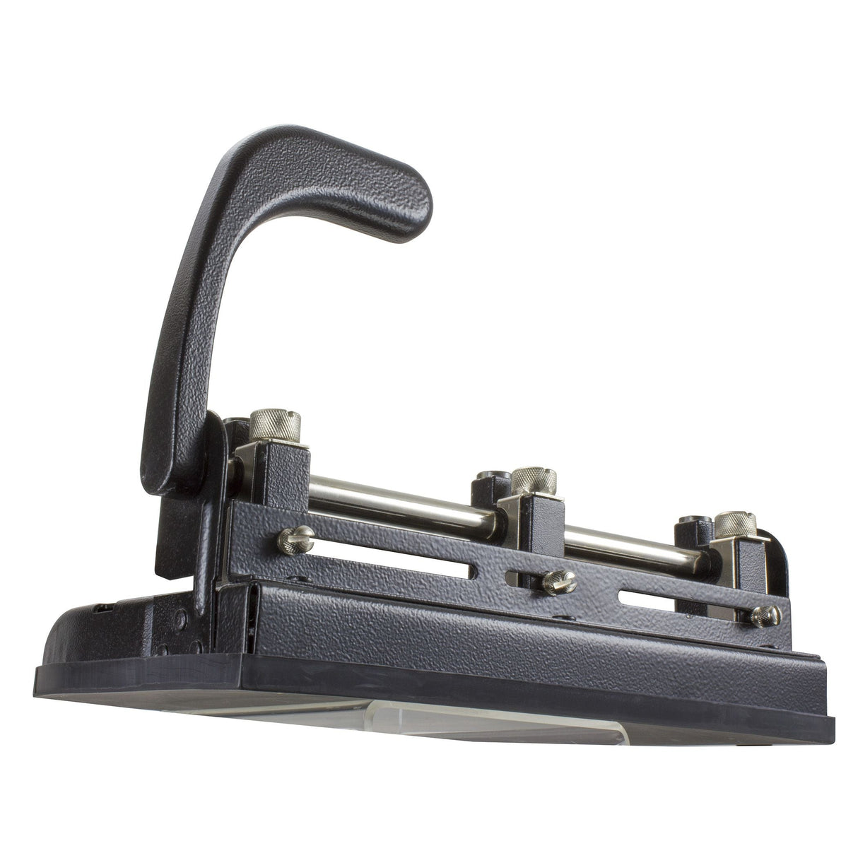 Adjustable 3-Hole Punch with Lever Handle
