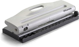 Adjustable 6-Hole Punch for Planners and Binders, White