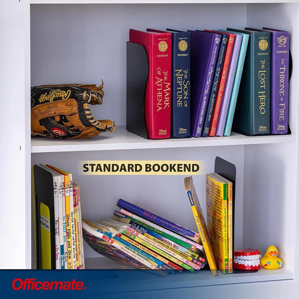 Officemate® Adjustable Bookends | Expands 4